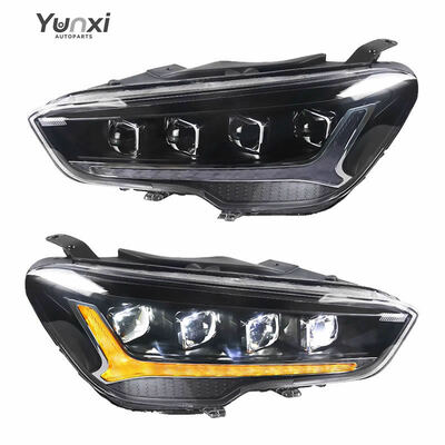 Hyundai IX35 Tucson 2018 2020 Accessories LED Head Lights Headlights Front Lmap Upgrade 4 Lens Demon LED Headlamps