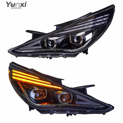 LED Head Lamp for Hyundai Sonata 2011-2015 Plug Play DRL Headlights Upgrade with 6000k Color Temperature New Condition