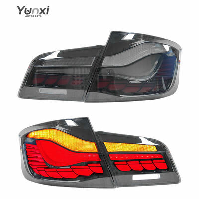 For BMW 5 Series Rear Light Assembly F18 F10 Tail Light 2011-2017 Upgrade LED Dragon Scale Dynamic Car Accessories