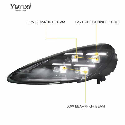 Porsche Cayenne 2011-2014 Car Parts Head Lamp Assembly 958.1 Head Light Upgrade 2024 Style Pdls Matrix Headlight