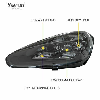 for Porsche Cayenne Led Head Light 2015-2017 92a Headlamps Head Lamp Upgrade 2023 Led Headlights Projector