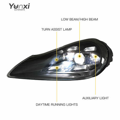 Porsche Cayenne 957 2007-2010 Head Lamps 957 LED Head Lights Car Headlight Upgrade Plug and Play Headlight