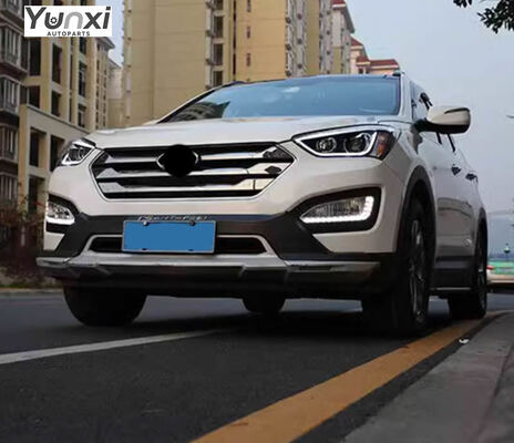 Hyundai IX45 SantaFe Grand Santa Fe 2013 2016 Accessories LED Head Light Headlights Upgrade LED Demon Eyes Headlamp