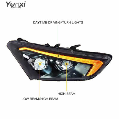 for Hyundai MISTRA 2017 2019 Auto Parts LED Head Lights Headlights Front Lmap Upgrade LED Headlamp DRL
