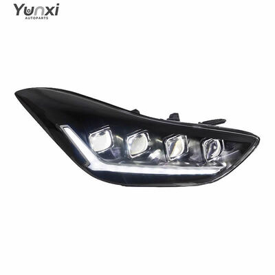 LED Headlights for Hyundai Elantra 2012-2016 Demon Eye Style Headlamp DRL New Condition Model Accord