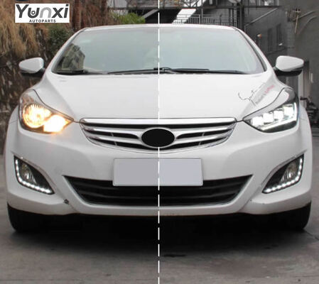 for Elantra Accord 2012-2016 LED Headlights Demon Eye 6000K 8000 Lumens 12V New Plug-and-Play Car Accessories