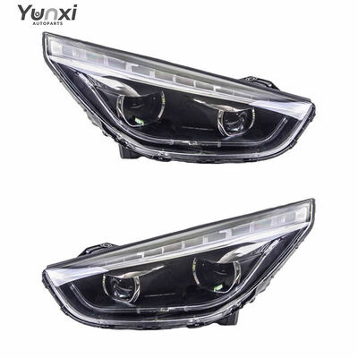 Hyundai Tucson IX35 2010 2016 Car Accessories LED Head Lights Headlights Front Lmap Assembly Upgrade LED Headlamp