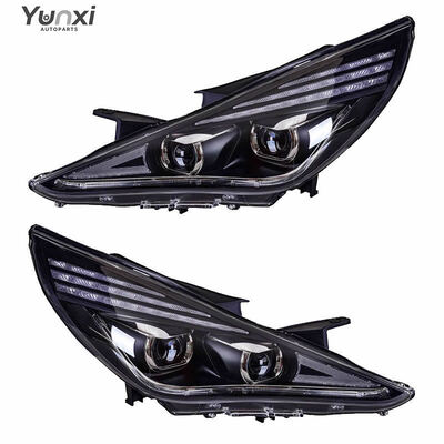 LED Head Lamp for Hyundai Sonata 2011-2015 Plug Play DRL Headlights Upgrade with 6000k Color Temperature New Condition