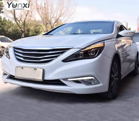 LED Head Lamp for Hyundai Sonata 2011-2015 Plug Play DRL Headlights Upgrade with 6000k Color Temperature New Condition