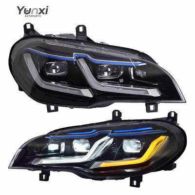 For BMW X5 E70 Plug and Play Head Light Headlamps 2007-2013 Front Light Upgrade New Styles LED Turn Signals Headlights
