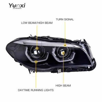 For BMW 5 Series F18 Car Led Headlight Bulb 2011-2017 Head Light Upgrade Led Headlamp F10 F11 F18 LED Headlight