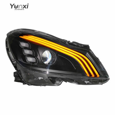 LED Headlamps for Mercedes Benz C-Class W204 2011-2014 C180 C200 Upgrade Maybach 6000k Color New Automotive Accessories