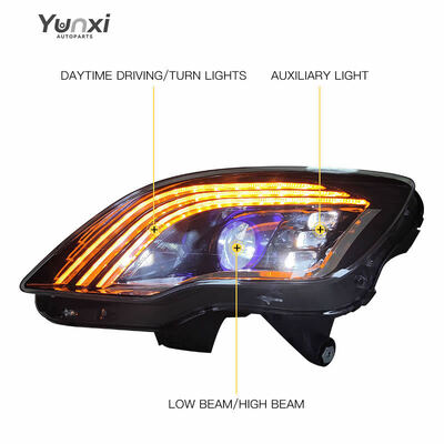 LED Headlamp Assembly for Mercedes Benz W204 2011-2014 Plug-and-Play Auto DRL Upgrade 6000k New for C180 C200 Models