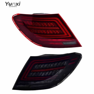 For Mercedes Benz C-Class W204 Tail Light 2007 2014 C63 C200 Taillight Upgrade LED Turn Signal Car Accessories Rearlamp