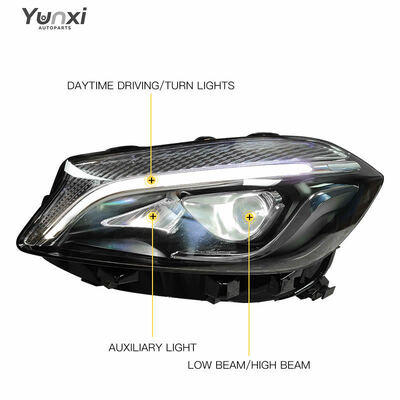 Car Headlamps for Mercedes W176 Headlight Upgrade 2013-2018 A45 A180 LED Automotive Accessories DRL