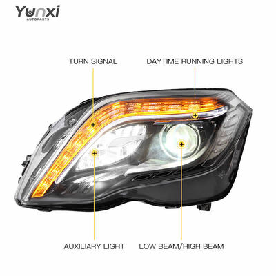 For Mercedes Benz GLK Class GLK300 LED Head Lights Assembly Headlight 2013-2015 Upgrade LED Front Light
