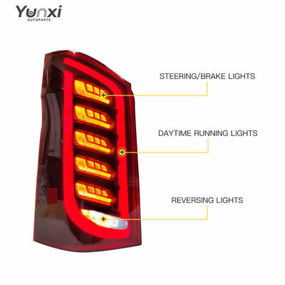 For Mercedes Benz V Class Vito V260 W447 2016-2021 LED Taillight Rear Lamp Upgrade Automotive Accessories Tail Lamp