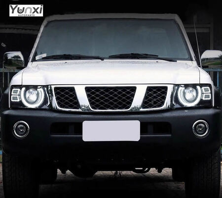 For Nissan Patrol Y61 Headlights 2005 2021 Car Accessories Front Head Lights Lamp Upgrade Plug and Play LED Headlamp