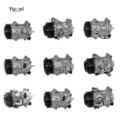New FLAME MOTION Dual Control Car AC Compressor for Honda Mazda Vw OEM 1KD820803N 8831006400 12V 1 Year Warranty
