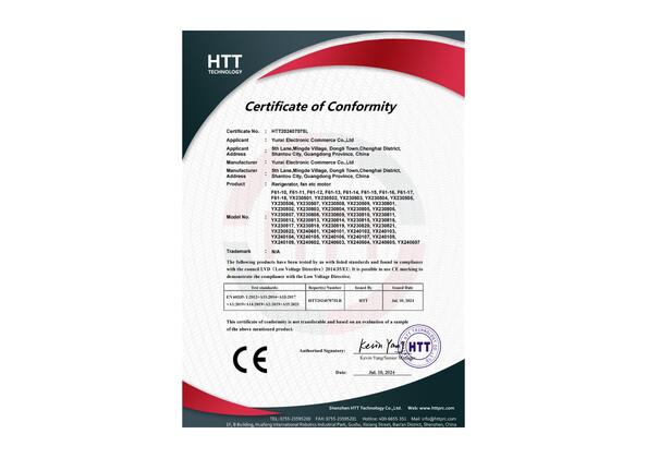 China Yunxi Electronic Commerce Co.,Ltd certification